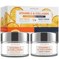 Vitamin C & Collagen Day & Night Anti-Aging Cream Duo Pack 1.69 K-Beauty