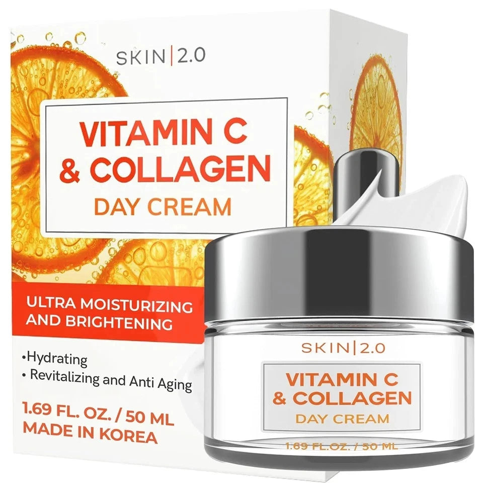 Vitamin C & Collagen Day & Night Anti-Aging Cream Duo Pack 1.69 K-Beauty