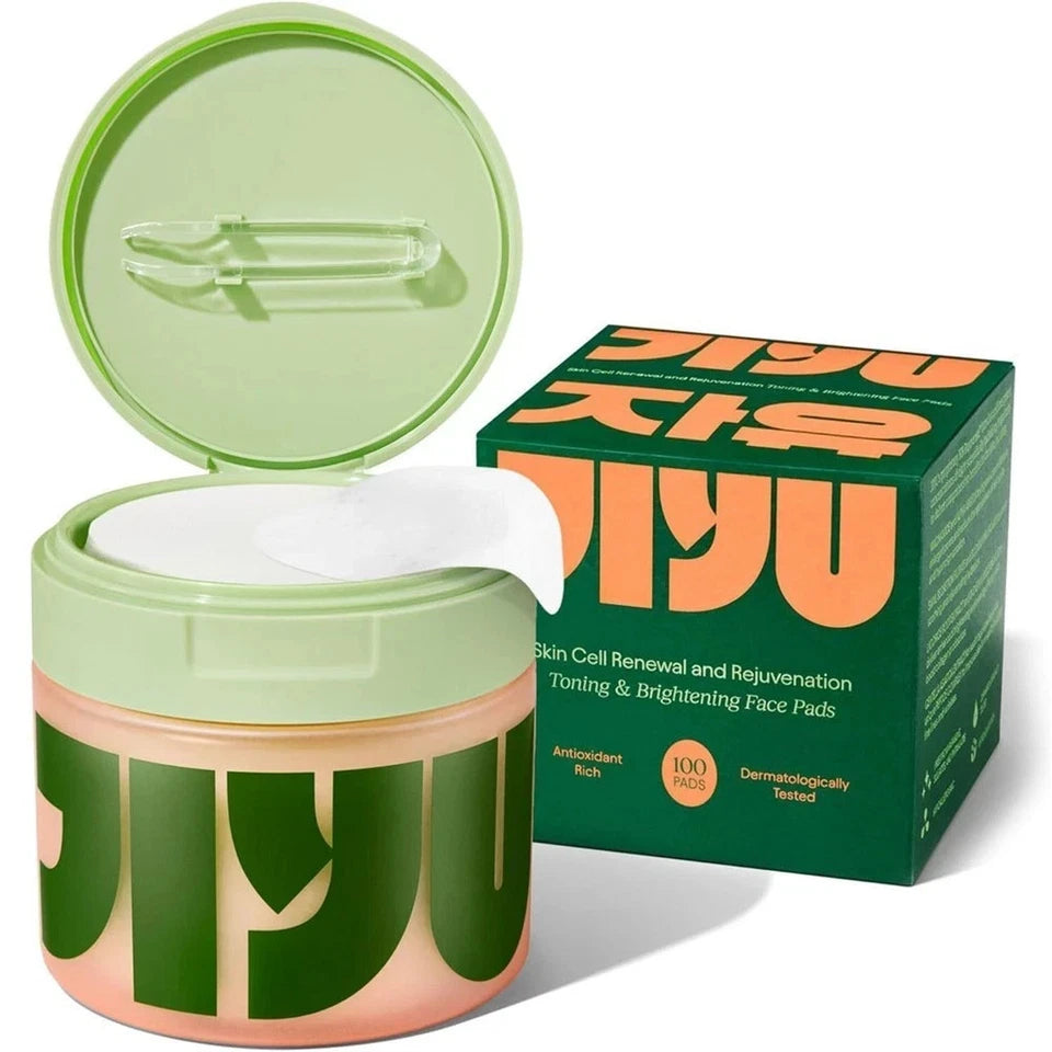 JIYU Korean Skincare Anti-Aging Toner Pads Dark Spot Wrinkle Minimizing firmness
