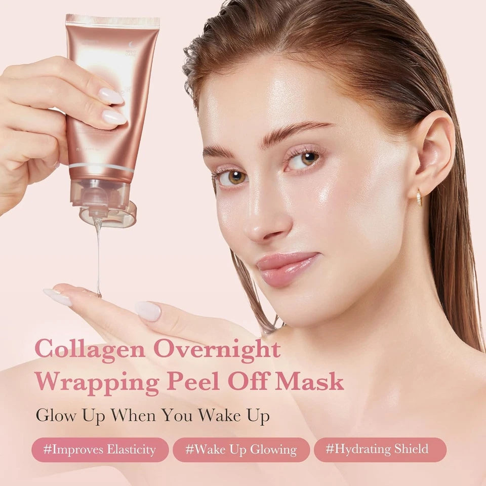 Medicube Wrapping Mask Collagen Overnight Wrapping Facial Mask, K-skin care